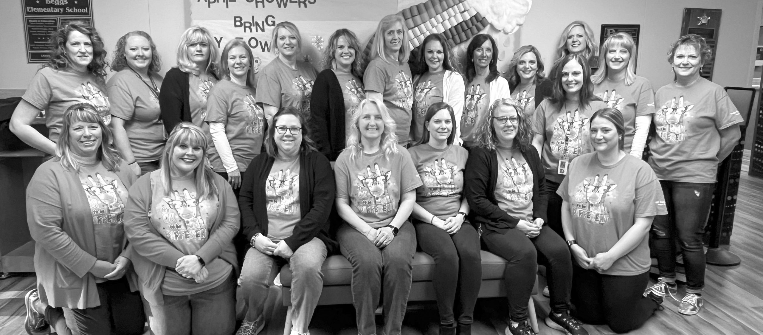 Beggs Teachers Support Autism Awareness, Elementary Staff Honored