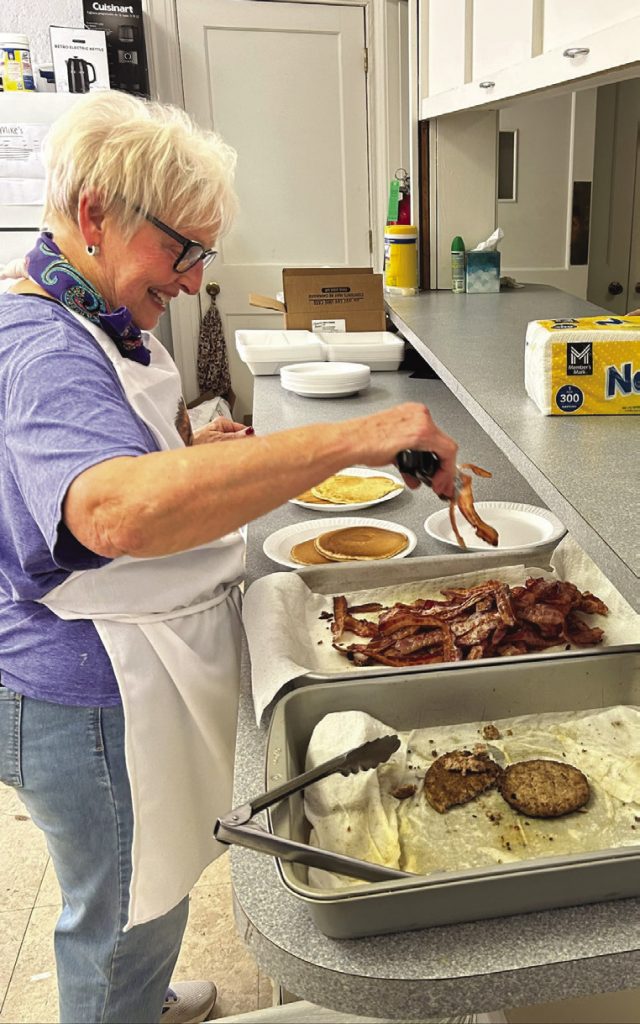 Okmulgee Lions Club Holds Pancake Day