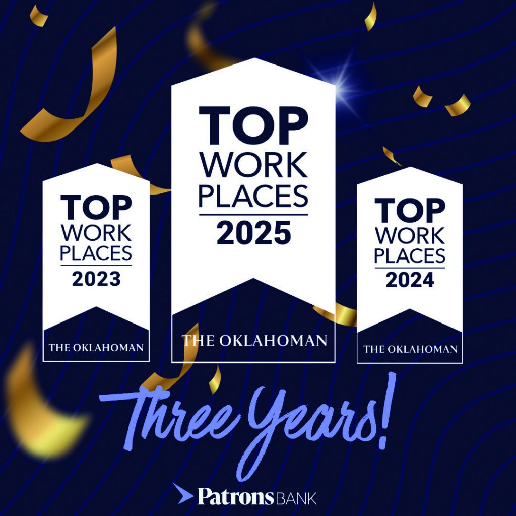 Patrons Bank named Top Workplace